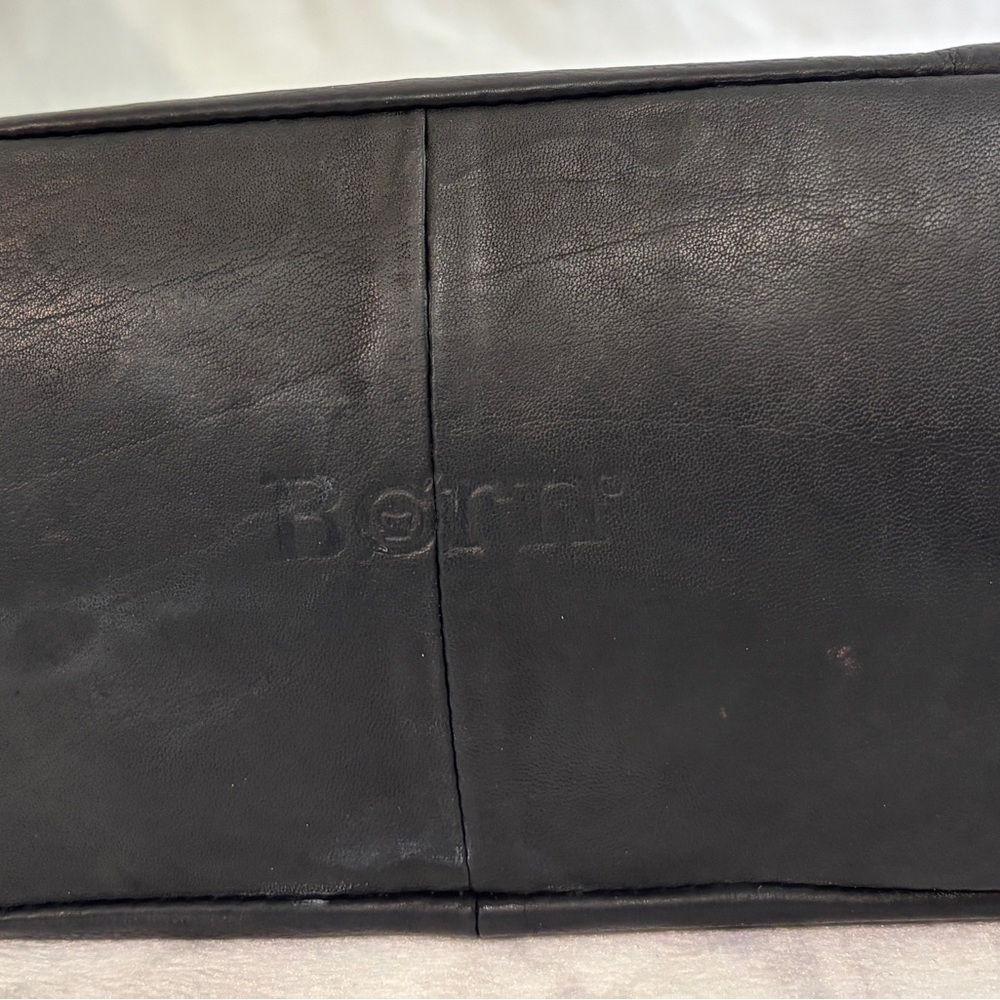 Born Black Crossbody Bag with Pebbled Leather Finish - Picture 4 of 11